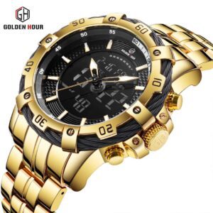 SmartbuyerNG Golden Hour Intertwined All Gold Luxury Watch